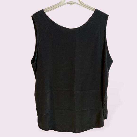 Impressions Woman’s Floral Embroidered Vintage Plus Size Tank Top - Picture 2 of 4